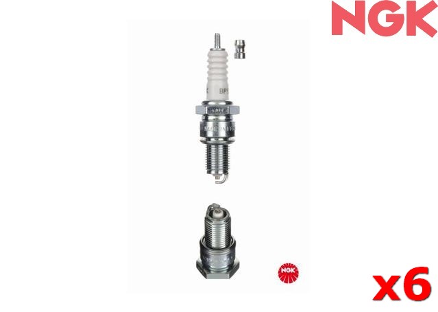 NGK Spark Plug FOR Jaguar E-Type 1961-1964 3.8 (Series 1) Coupe BP5ES ...